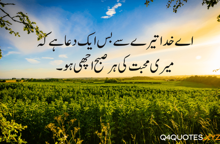 Good Morning Quotes in Urdu