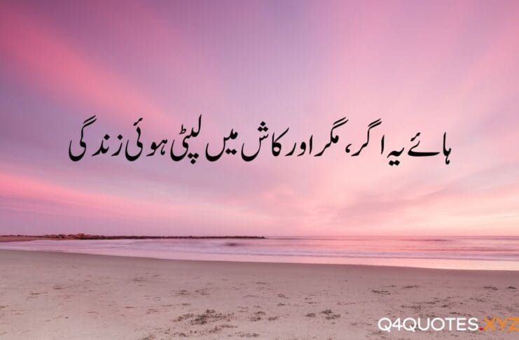 One Line Sad quotes in Urdu